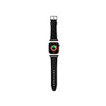 Karl Lagerfeld Bracelet pour Apple Watch 38/40/41mm en PU Monogram Noir