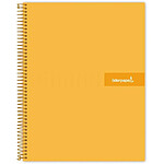 LIDERPAPEL Cahier spirale Crafty couverture contrecollée A5 240p 90g microperforé - Orange