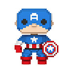 Marvel - Figurine POP! 8-Bit Captain America 9 cm