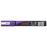 UNI-BALL Marqueur craie Pointe conique moyenne CHALK Marker PWE5M 1,8 - 2,5mm Violet