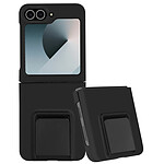 Avizar Coque Stand pour Samsung Galaxy Z Flip 6 Rigide Fonction Support Noir