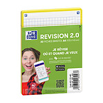 OXFORD Paquet de 32 Fiches Bristol revision 2.0 Non Perforées 105x148 mm A6 Q5/5 jaune