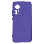 Avizar Coque pour Xiaomi 12T et 12T Pro Silicone Semi-rigide Finition Soft-touch Fine  violet