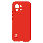 iMak Coque pour Xiaomi Mi 11 Silicone Gel Flexible Fine Légère  Rouge