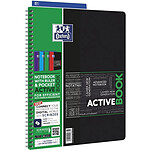 OXFORD Cahier Polypro ACTIVEBOOK + Intercalaire 160 P 90G 240x297 mm Quadrillé 5x5