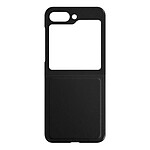 Avizar Coque pour Samsung Galaxy Z Flip 5 Bi-matière Dos Simili Cuir Texturé  Noir