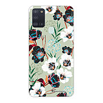 LaCoqueFrançaise Coque Samsung Galaxy A21S 360 intégrale transparente Motif Fleurs vert d'eau Tendance