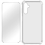 Avizar Pack Protection pour Samsung A54 5G Coque Renforcée + Verre Trempé  Transparent