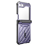 Supcase Coque pour Samsung Galaxy Z Flip 5 Antichoc Multicouche Clip ceinture Unicorn Beetle Pro  Mauve