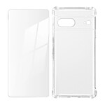 Avizar Pack Protection pour Google Pixel 7 Coque Renforcée + Verre Trempé  Transparent