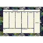 EXACOMPTA Hebdo planner Color Design Bloc 60 feuilles - H 18 x L26,5 cm