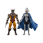 Wolverine 50th Anniversary Marvel Legends - Pack 2 figurines Wolverine & Lilandra Neramani 15 c