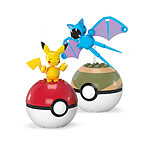 Pokémon - Jeu de construction MEGA Poké Ball Collection: Pikachu & Nosferapti