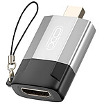 XO Adaptateur Vidéo Mini DisplayPort Mâle vers HDMI Femelle Résolution 4K Gris