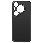 Avizar Coque pour Huawei Pura 70 Pro Silicone Finition Mate Soft Touch Noir