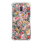 LaCoqueFrançaise Coque Samsung Galaxy S9 Plus Silicone antichocs Solides coins renforcés  transparente Motif Fleurs Beige et Rose