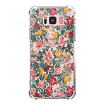 LaCoqueFrançaise Coque Samsung Galaxy S8 Plus Silicone antichocs Solides coins renforcés  transparente Motif Fleurs Beige et Rose