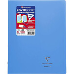 CLAIREFONTAINE Cahier Kover Book piqué polypro opaque Bleu 24x32 96p séyès