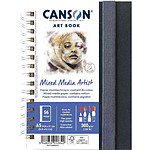 CANSON Carnet de croquis ART BOOK Mixed Média Artist, A4