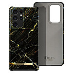 iDeal of Sweden Coque pour Samsung S21 Ultra Marbré Luxe fine Port Laurent Marble Noir / Or