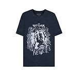 The Witcher - T-Shirt Dark Blue Fiend - Taille S