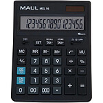 MAUL Calculatrice de bureau MXL 16, 16 chiffres, noir