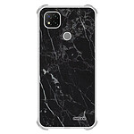 Evetane Coque Xiaomi Redmi 9C anti-choc souple angles renforcés transparente Motif Marbre noir