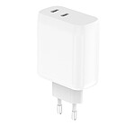 Myway Chargeur Secteur GAN Double Connecteur USB-C 40W Blanc / Bleu