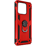 Avizar Coque pour Xiaomi 13 Pro Hybride Antichoc Bague Support Compatible Support Magnétique  Rouge