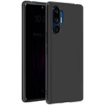 Avizar Coque pour HTC U24 Pro Silicone Finition Mate Soft Touch Noir