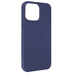 Avizar Coque pour Apple iPhone 14 Plus Silicone Flexible Finition Mate Anti-traces  bleu nuit