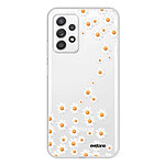 Evetane Coque Samsung Galaxy A72 360 intégrale transparente Motif Marguerite Tendance