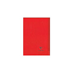 CLAIREFONTAINE Cahier Protège-cahier Koverbook Piqué Polypro 24x32 cm 96p séyès Rouge Translucide