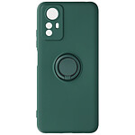 Avizar Coque pour Xiaomi Redmi Note 12S Bague Support Silicone Flexible Vert Foncé