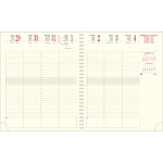 EXACOMPTA Agenda semainier de bureau Eurotime 27S ,noir