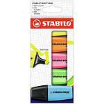 STABILO Étui de 5 Surligneur BOSS mini fluo coloris assortis