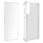 Avizar Pack Protection Samsung Galaxy S21 FE Coque Souple et Verre Trempé transparent