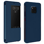 Avizar Housse Huawei Mate 20 Pro Étui Grande Fenêtre Translucide Coque Rigide bleu nuit