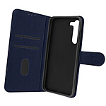 Avizar Housse Samsung Galaxy S23 Plus Clapet Portefeuille Fonction Support Vidéo bleu Chesterfield