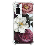 LaCoqueFrançaise Coque Xiaomi Redmi Note 10 Pro Silicone antichocs Solides coins renforcés  transparente Motif Fleurs roses