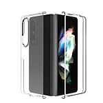 Muvit Coque pour Samsung Galaxy Z Fold 4 Rigide avec Anti-scratch Transparent