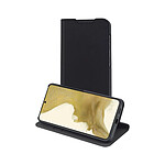 Muvit Étui pour Samsung Galaxy S23 Édition Folio Stand avec Emplacements de Cartes Noir