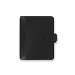 FILOFAX Agenda organiseur 'Saffiano' format Pocket Noir