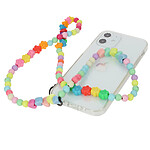 Avizar Bijou Téléphone Bracelet Fleurs et Cœurs 65cm Collection Summer Multicolore