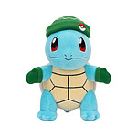 Pokémon - Peluche Carapuce avec Bonnet Vert et Mitaines 20 cm