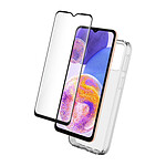 BigBen Connected Pack Protection pour Galaxy A23 5G Coque Antichocs en TPU et Verre d'Écran 9H Transparent