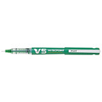 PILOT Roller Rechargeable V5 Encre Liquide Begreen Pointe Fine Vert x 10