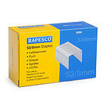 RAPESCO Boite de 5000 Agrafes Galvanisées 53/8mm