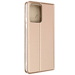 Dux Ducis Étui pour Xiaomi Redmi Note 12 4G et 12 5G Clapet Porte-carte Support Vidéo  Rose Gold