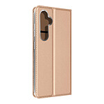 Dux Ducis Étui pour Samsung A34 5G Clapet Porte-carte Support Vidéo  Rose gold